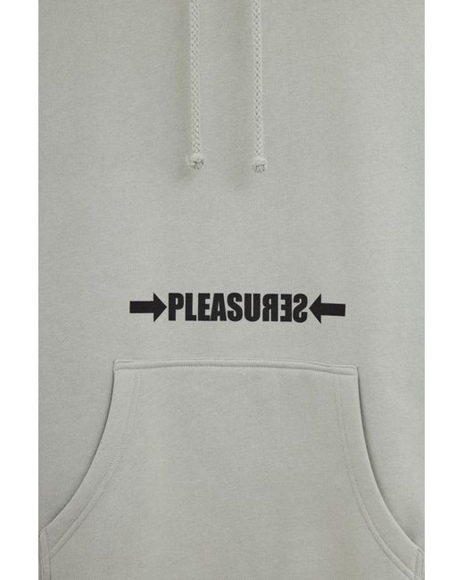 Pleasures Gray Crash Hoodie Sweatshirt for men