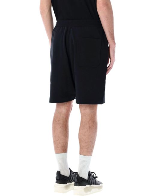 Y-3 Black Logo Sweatshorts for men