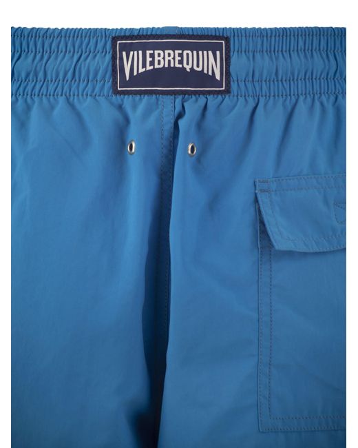 Vilebrequin Blue Water-Reactive Sea Shorts With Stars for men