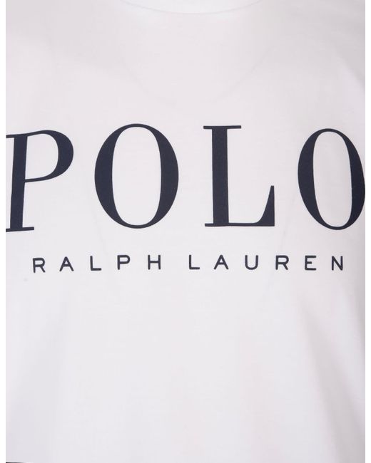 Polo Ralph Lauren White Polo Custom Slim-Fit T-Shirt for men
