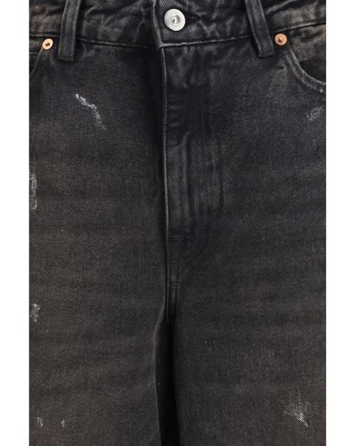 Our Legacy Black Full Cut Jeans Cotton
