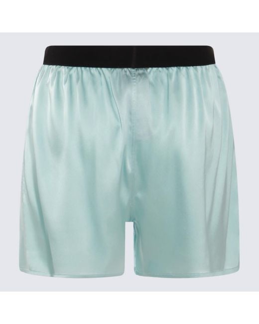Tom Ford Green Light Silk Shorts