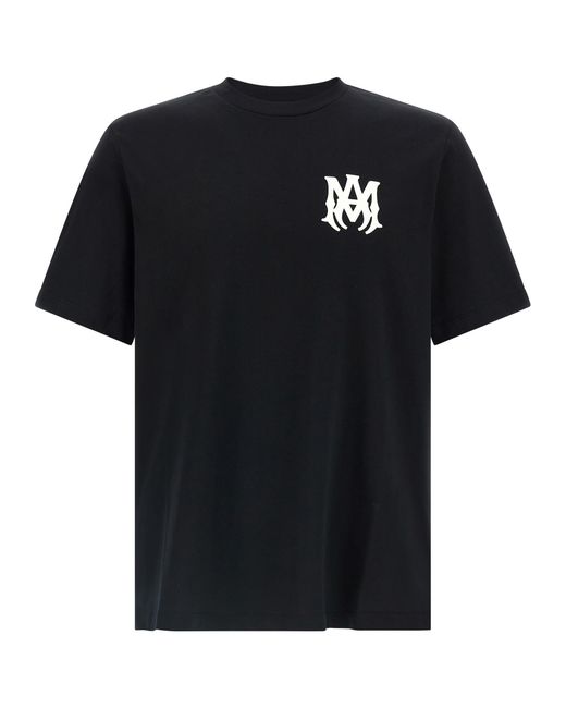 Amiri Black Ma Core Logo T-Shirt for men