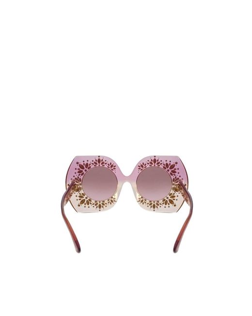 Dolce & Gabbana Purple Limited Edition Crystal Sunglasses