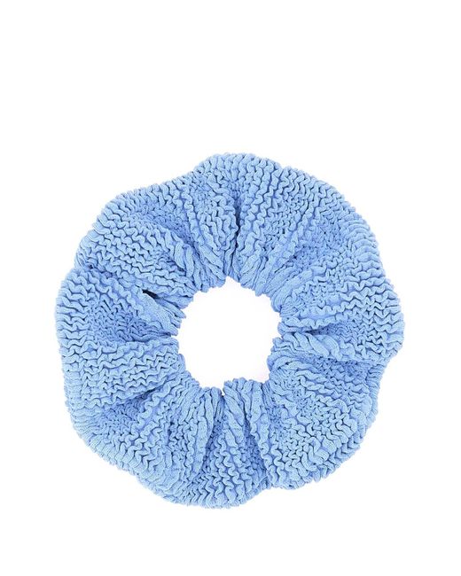Hunza G Blue Light Fabric Scrunchie