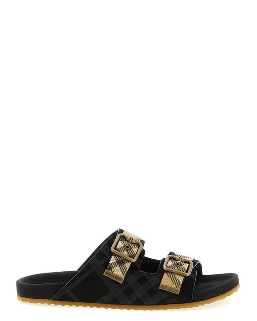Burberry Black 'Urchin' Slides for men