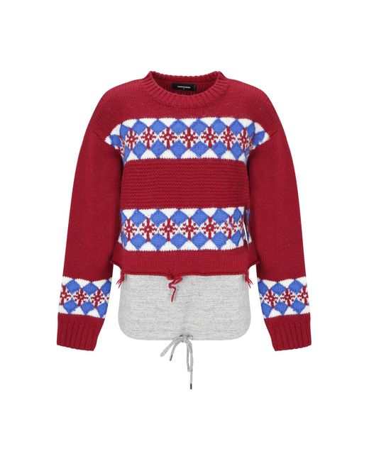 DSquared² Red Knitwear for men