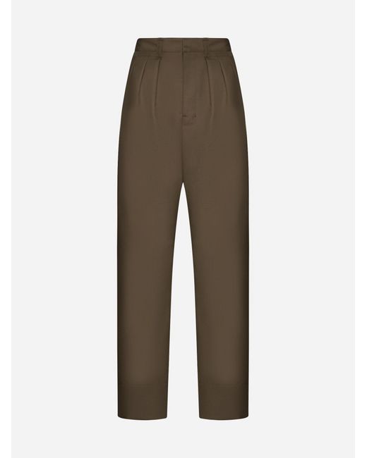 Lemaire Multicolor Wool-blend Trousers
