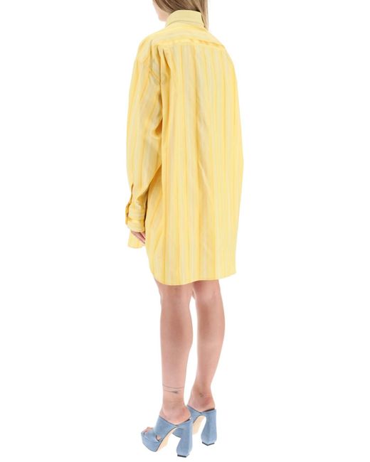 Etro Yellow Silk Blend Shirt