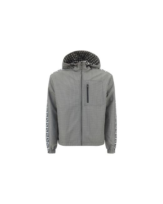Fendi Synthetic Kway Jacket in Gray for Men | Lyst