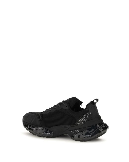 DSquared² Black Faster Sneakers With Mesh Inserts for men