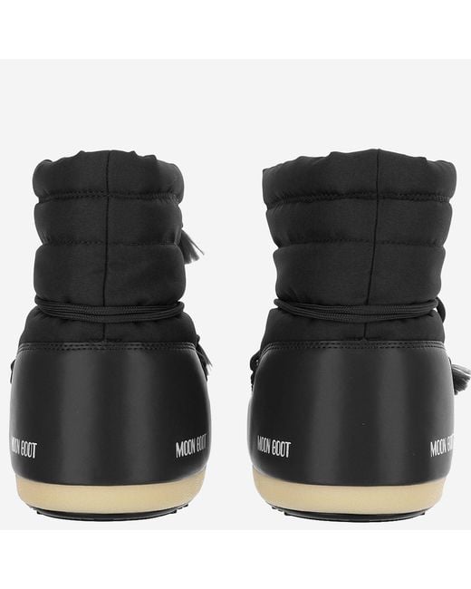 Moon Boot Black Ankle Boots Nylon Polyamide