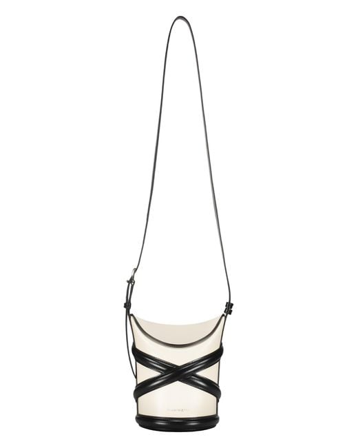 Alexander McQueen Black Bucket Bag