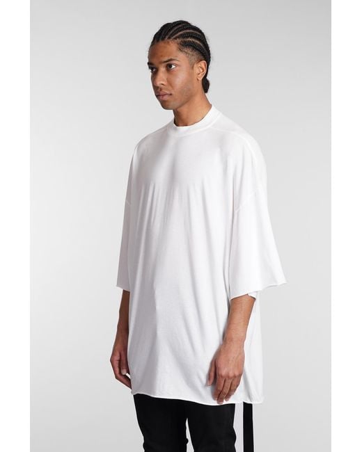 Rick Owens White Tommy T T-Shirt for men
