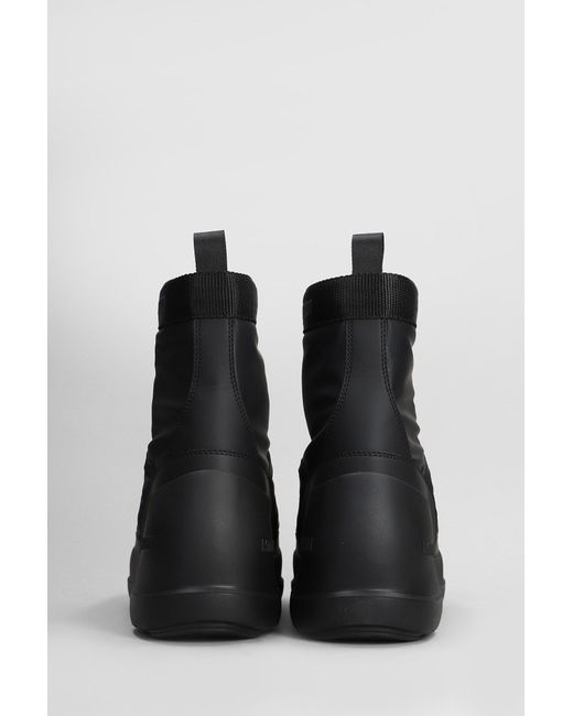 Moon Boot Mb Luna Ankle Boots In Black Nylon for men