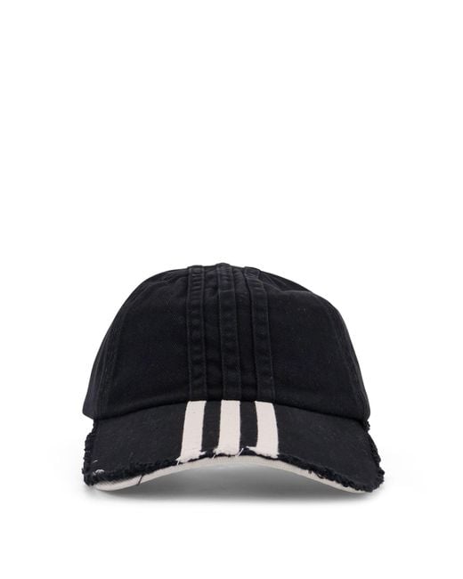 Y-3 Black Hats Cotone for men