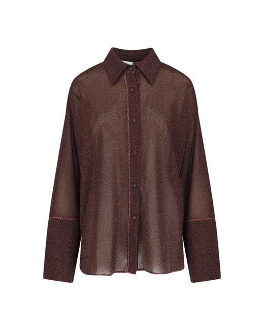 Oseree Brown Shirts Polyamide