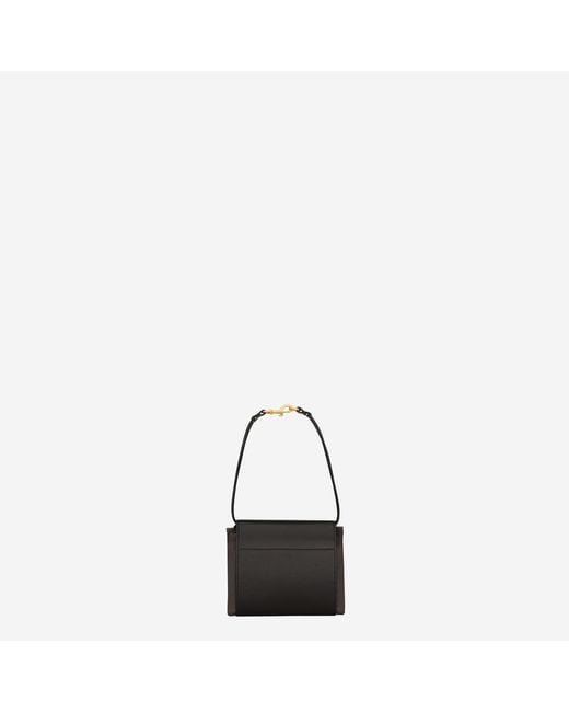 Saint Laurent Brown Clutch Bag Foldable Silk Satin And Leather Shoulder for men
