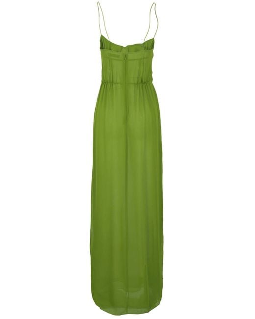 Christopher Esber Balconette Dress in Green | Lyst