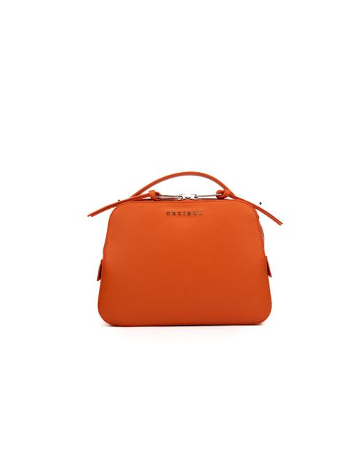 Orciani Orange Mini Cheri Vanity Bag
