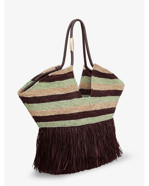 Zimmermann Brown Shoulder Bag Golden Time Raffia
