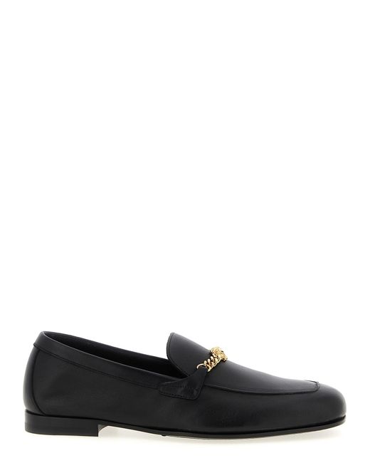 Versace Black 'Medusa' Slippers for men