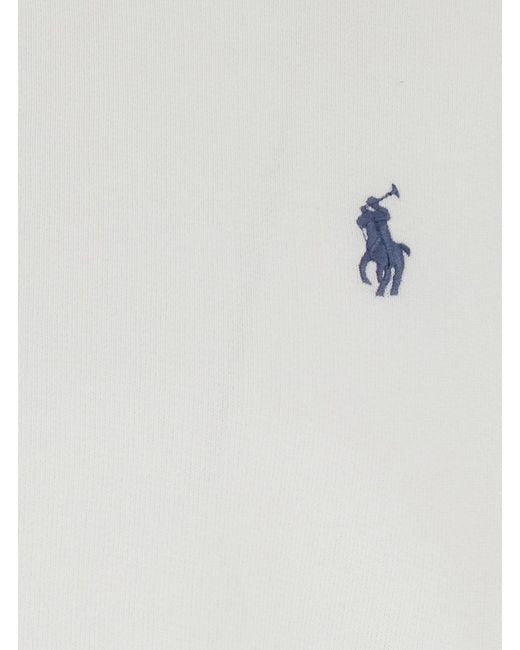 Polo Ralph Lauren White Crewneck Sweatshirt for men
