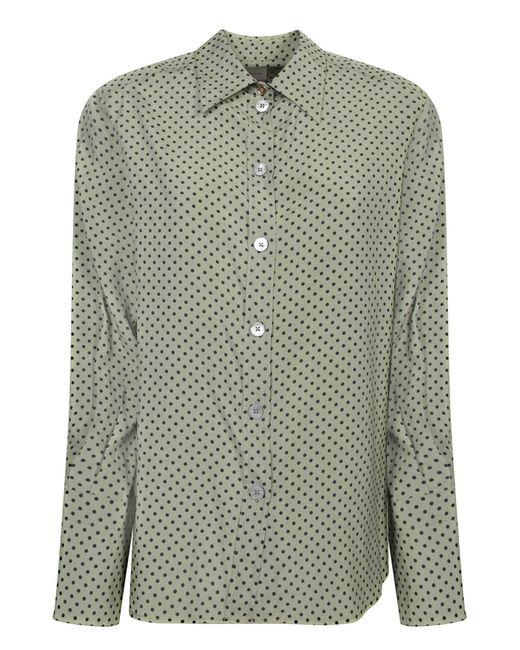 Paul Smith Green Patterned Shirt