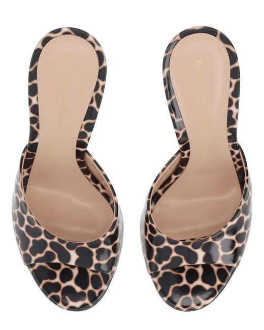Gianvito Rossi Natural Mule Sofia Lamb Leather