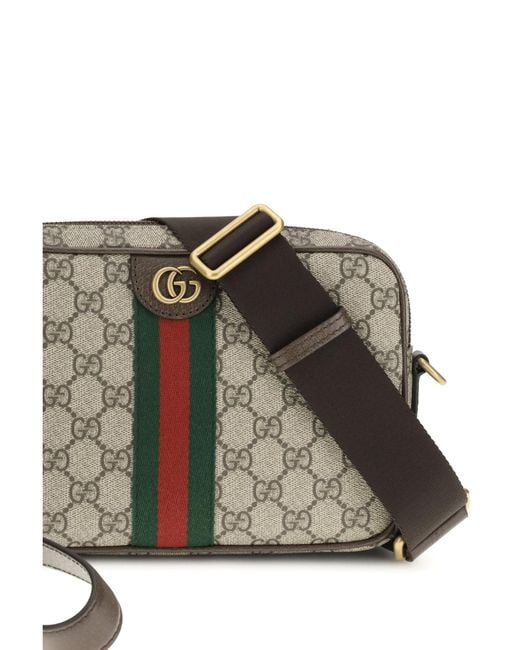 Gucci Black Shoulder Bag Ophidia Gg Monogram Polyurethane for men