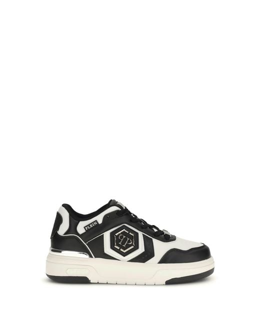 Philipp Plein White Sk8R Sneakers for men