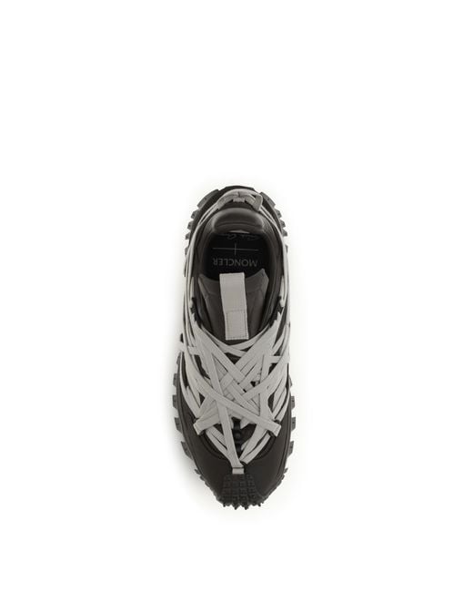 Moncler Black Trailgrip Megalace Sneakers for men
