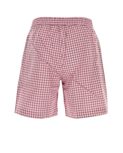 GIMAGUAS Embroidered Cotton Quique Bermuda Shorts