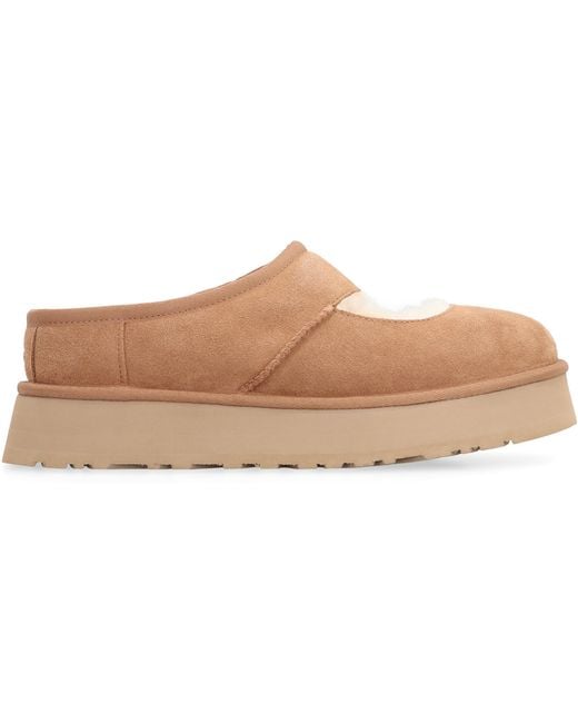 Ugg Brown Slippers Bea Mary Jane Wool