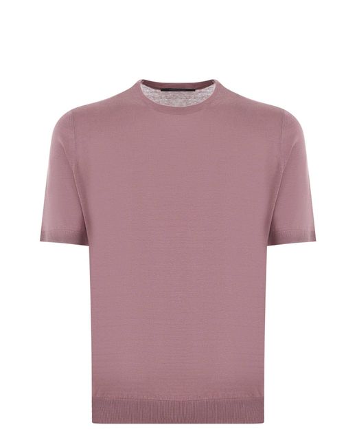 Tagliatore Purple T-shirt for men