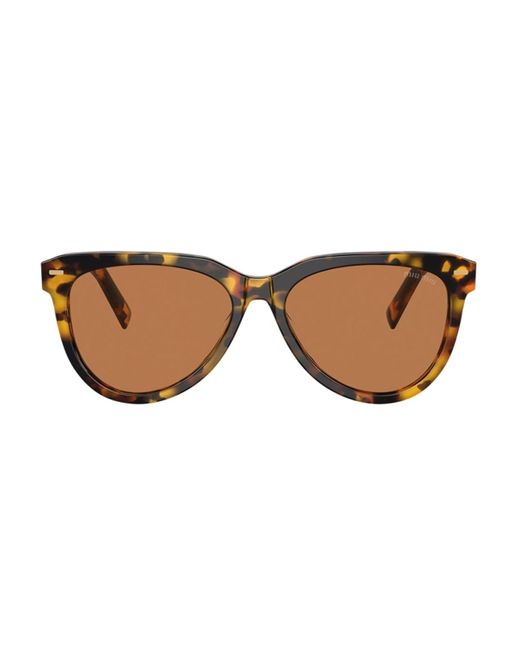 Miu Miu Brown 0Mu 12Zs Sunglasses