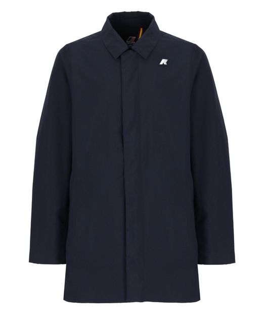 K-Way Blue Manfred Jacket for men