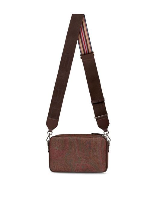 Etro Green Shoulder Bag Calfskin for men