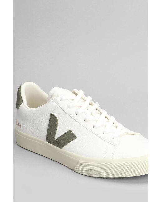 Veja White Campo Sneakers for men