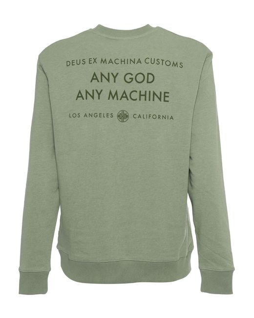 Deus Ex Machina Green Tenor Sweater for men