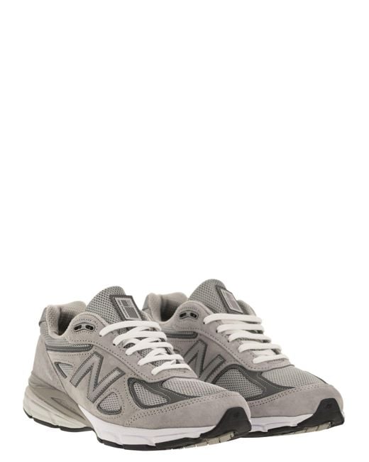 New Balance Gray 990 Sneakers