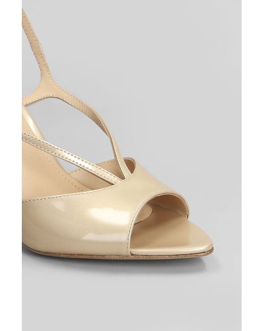 Lola Cruz Multicolor Streep Heel 95 Sandals