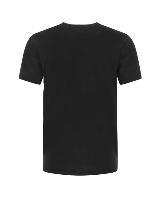 Aspesi Black Cotton T-shirt for men