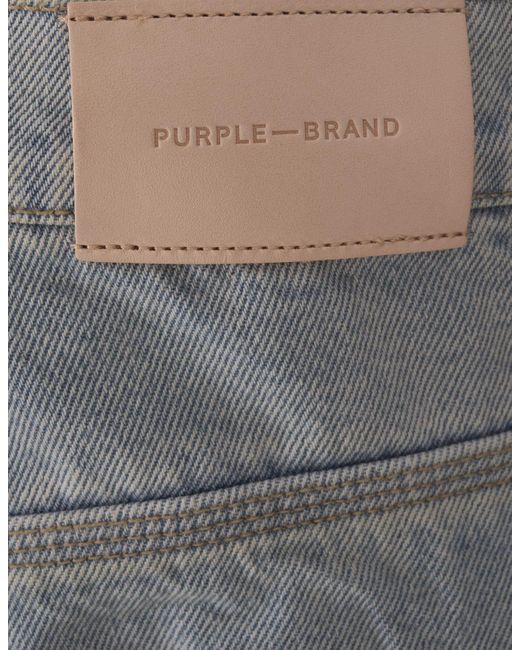 Purple Brand Gray P018 Relaxed Double Cargo Jeans for men