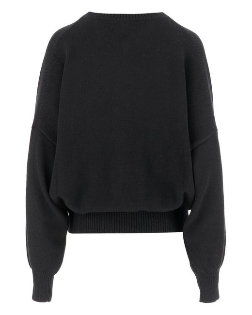 Khaite Black Wolfe Sweater