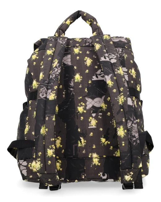 Ganni Black Backpack Re-Tech Recycled Polyamide Backpacks