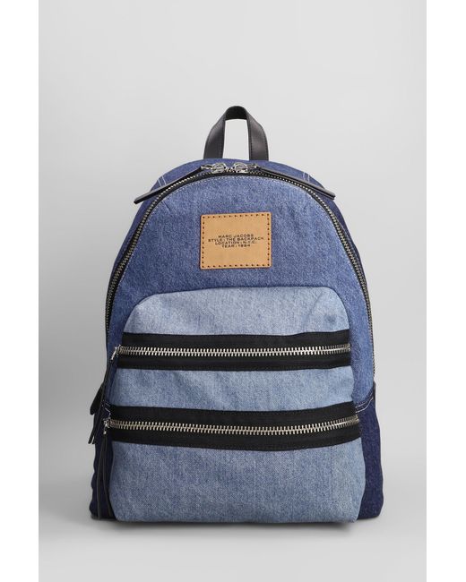 Marc Jacobs Blue The Large Backpack Backpack