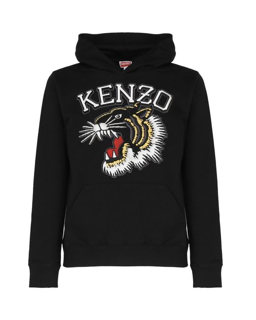 KENZO Hoodie Tiger Sweatshirt in Black for Men Lyst UK