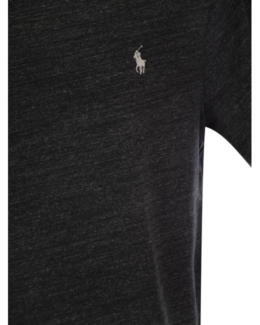 Polo Ralph Lauren Black Slim-Fit Jersey T-Shirt for men