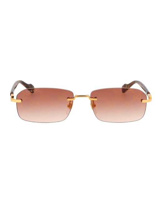 Gucci Gg1221s Sunglasses in Brown for Men | Lyst